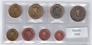 2006 Irlanda Serie annuale 8 valori sfusi