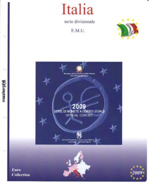 2009 Italia Serie Zecca 9 valori Aggiornamento Masterphil
