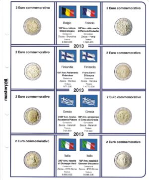 2013. € 2 Commemorativi  Aggiornamento Masterphil