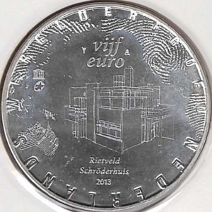 2013 Olanda € 5  La casa Rietveld Schröder di Utrecht