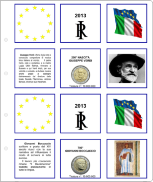 2013 Italia € 2 Commemorativi Verdi - Boccaccio Aggiornamento Monetando