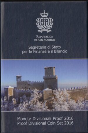 2016 San Marino Serie Zecca Fondo Specchio - immagine 2
