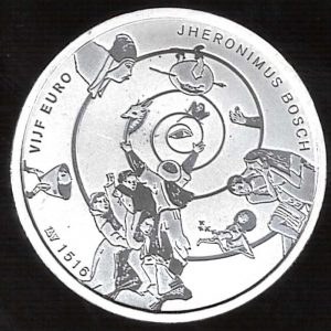 2016 Olanda € 5  JHERONIMUS BOSCH