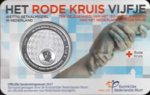 2017 Olanda € 5 Card CROCE ROSSA Olandese