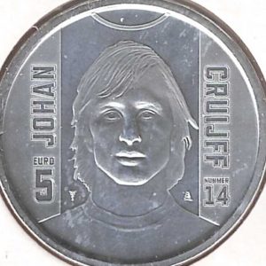 2017 Olanda € 5  JOHAN CRUIJFF
