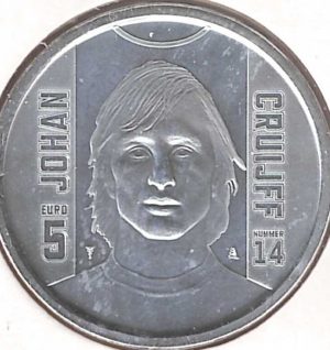 2017 Olanda € 5  JOHAN CRUIJFF