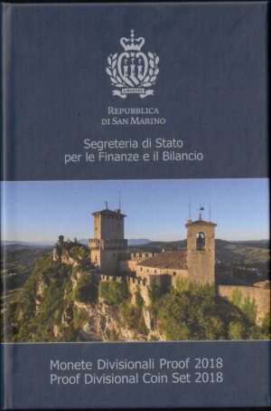2018 San Marino Serie Zecca Fondo Specchio - immagine 2