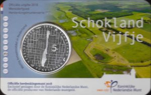 2018 Olanda € 5 Card SCHOKLAND - L'isola