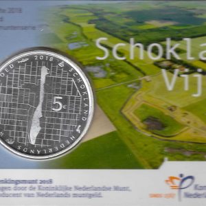 2018 Olanda € 5 Card SCHOKLAND - L'isola