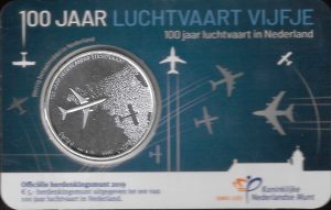 2019 Olanda € 5 Card  AVIAZIONE