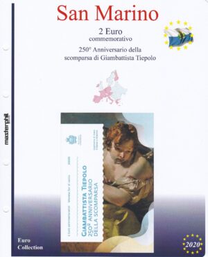 2020 San Marino € 2 Tiepolo Aggiornamento Masterphil