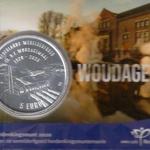 2020 Olanda € 5 Card  WOUDAGEMAAL 100° Stazione di Pompaggio