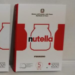2021 Italia € 5 Nutella singola Rossa