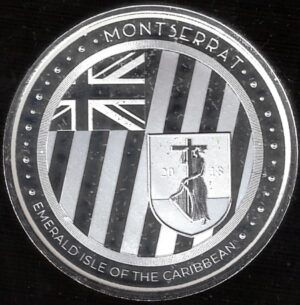 2018 Caraibi 1 oncia Montserrat