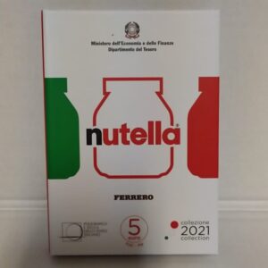 2021 Italia € 5 Nutella Trittico 3 x 5€ confezione unica