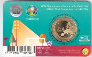 2021 Belgio € 2,50 Coppa UEFA EURO 2020 Card Olanda - immagine 2