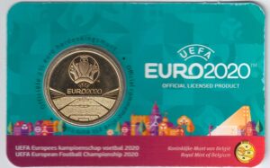 2021 Belgio € 2,50 Coppa UEFA EURO 2020 Card Olanda - immagine 3
