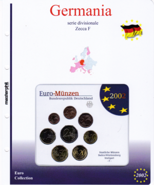 2002 Germania Divisionale 8 valori 5 zecche FdC Aggiornamento Masterphil - immagine 3