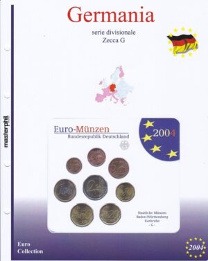 2004 Germania Divisionale 8 valori 5 zecche FdC Aggiornamento Masterphil - immagine 4