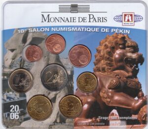2006  Francia divisionale Salone Numismatico di Pechino
