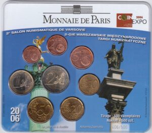 2006  Francia divisionale Salone Numismatico di Varsavia