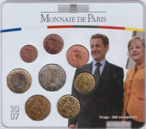 2007  Francia divisionale Sarkozi e Merkel