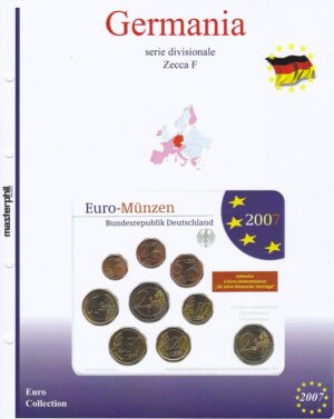 2007 Germania Divisionale 9 valori 5 zecche FdC Aggiornamento Masterphil - immagine 3