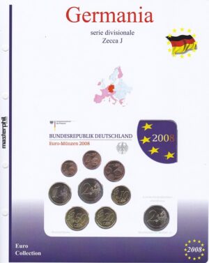 2008 Germania Divisionale 9 valori 5 zecche FdC Aggiornamento Masterphil - immagine 5
