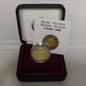 2009 Belgio € 2 EMU Fondo Specchio