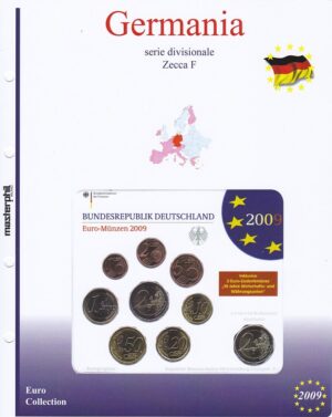 2009 Germania Divisionale 9 valori 5 zecche FdC Aggiornamento Masterphil - immagine 3