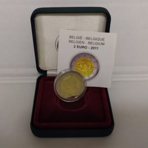 2011 Belgio € 2 Anno della Donna Fondo Specchio