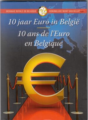 2012 Belgio € 2 X° Anno di Circolazione Card