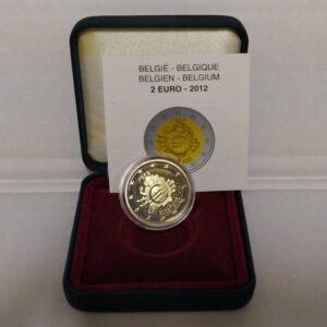 2012 Belgio € 2 X° anno di circolazione
