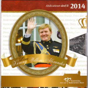2014 Olanda Serie Zecca 8 valori Abdicazione