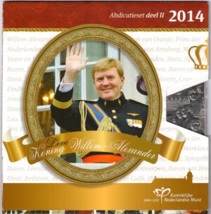 2014 Olanda Serie Zecca 8 valori Abdicazione