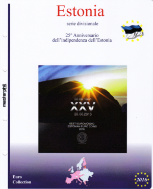 2016 Estonia Divisionale FdC Aggiornamento Masterphil