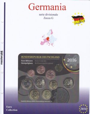 2016 Germania Divisionale 9 valori 5 zecche FdC Aggiornamento Masterphil - immagine 4