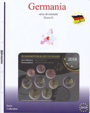 2018 Germania Divisionale 9 valori 5 zecche FdC Aggiornamento Masterphil - immagine 4
