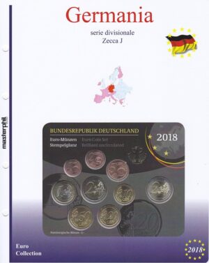 2018 Germania Divisionale 9 valori 5 zecche FdC Aggiornamento Masterphil - immagine 5