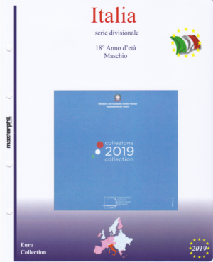 2019 Italia Serie Zecca 8 valori -Azzurra- Aggiornamento Masterphil