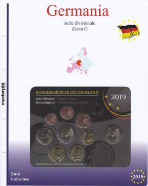 2019 Germania Divisionale 9 valori 5 zecche FdC Aggiornamento Masterphil - immagine 4