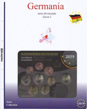 2019 Germania Divisionale 9 valori 5 zecche FdC Aggiornamento Masterphil - immagine 5