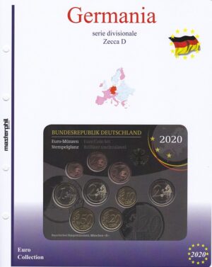 2020 Germania Divisionale 9 valori 5 zecche FdC Aggiornamento Masterphil - immagine 2