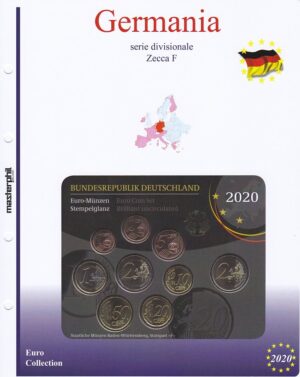 2020 Germania Divisionale 9 valori 5 zecche FdC Aggiornamento Masterphil - immagine 3