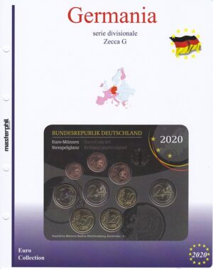 2020 Germania Divisionale 9 valori 5 zecche FdC Aggiornamento Masterphil - immagine 4