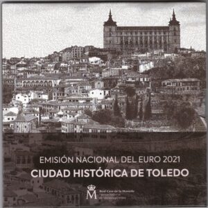 2021 Spagna divisionale 9 valori B.U. Città storica Toledo