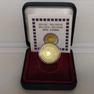 2015 Belgio € 2 30° Bandiera Europea