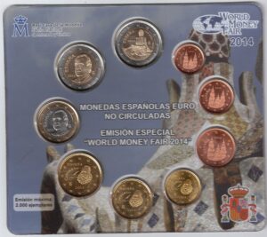 2014 Spagna Serie Zecca World Money Fair