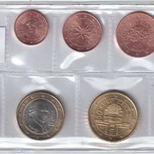 2021 Austria Serie annuale 8 valori sfusa