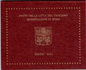 2021 Vaticano divisionale 8 valori FdC